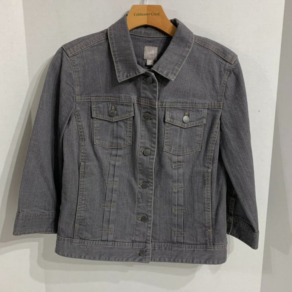 Gray Denim Womens XS Jean Jacket by J Jiill
